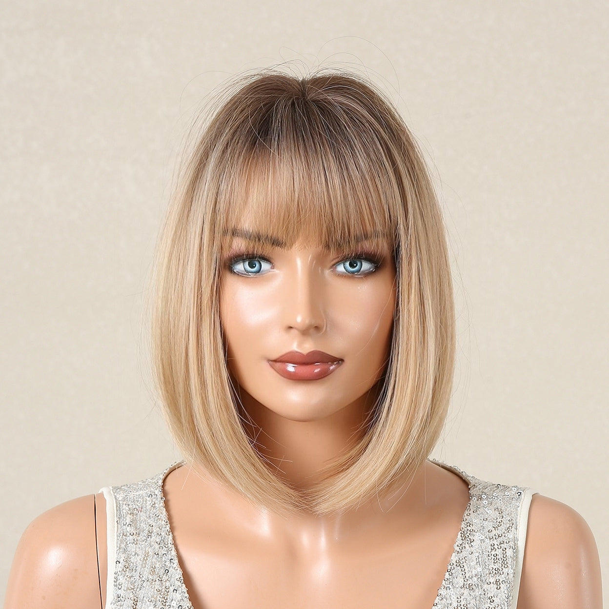 Wig shoulder length short hair 1924121202