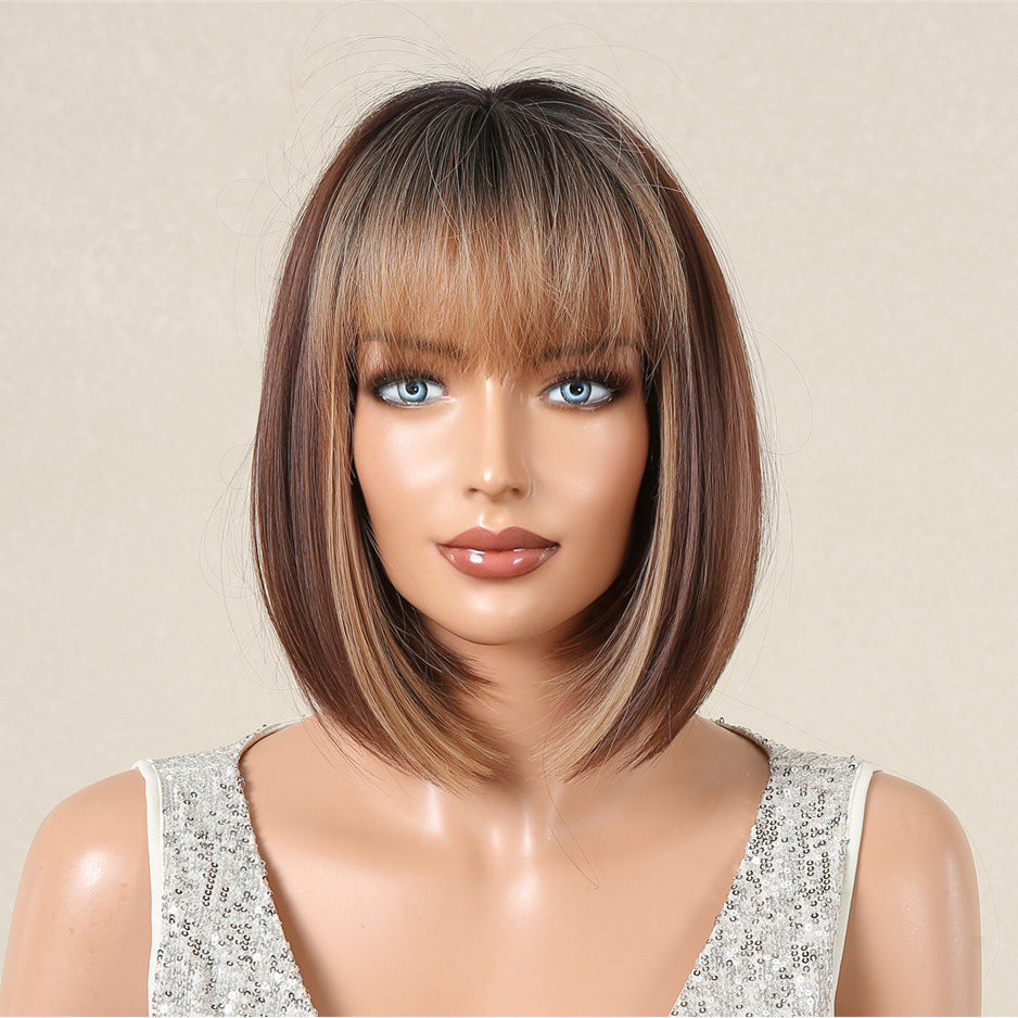 Wig shoulder length short hair 1924121202